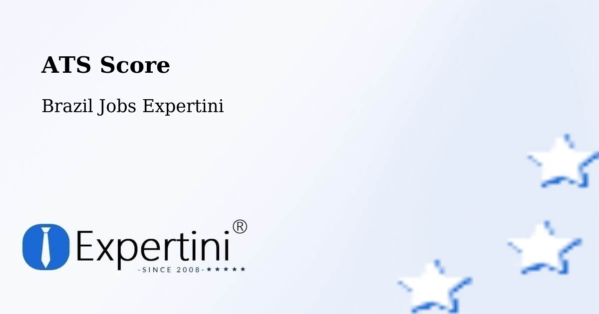 Resume ATS Score & Job Description Match Tool – Teixeira De Freitas - Brazil Jobs Expertini