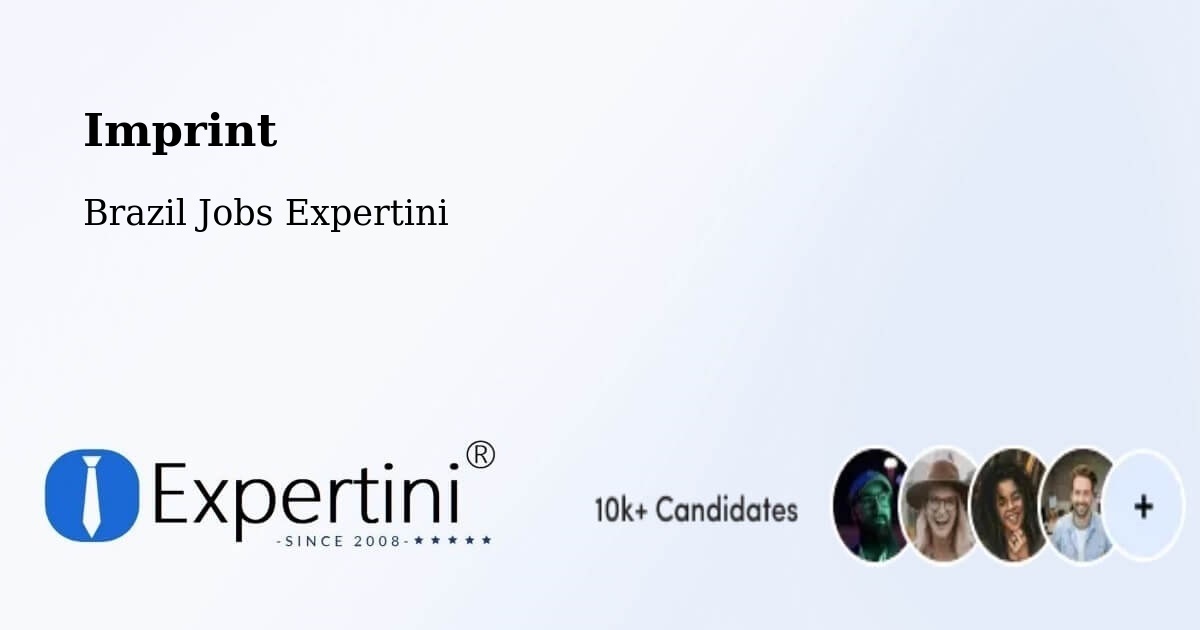 Imprint – Teixeira De Freitas - Brazil Jobs Expertini